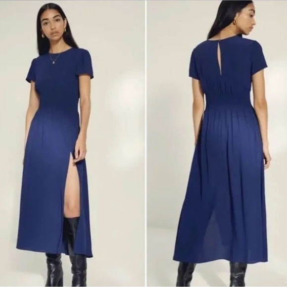 Wilfred Dresses & Skirts - wilfred maxime midi dress xs blue